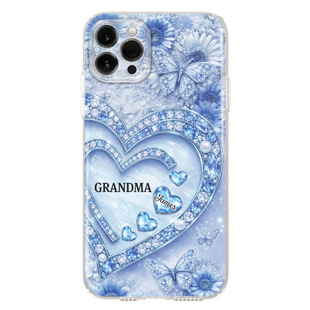Grandma And Lovely Grandkids - Personalized Custom 3D Effect Phone Case - Image 13