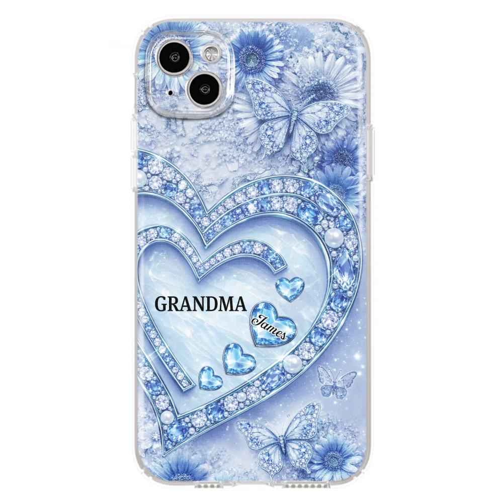 Grandma And Lovely Grandkids - Personalized Custom 3D Effect Phone Case - Image 14