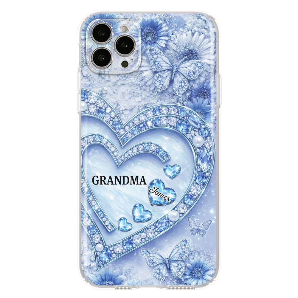 Grandma And Lovely Grandkids - Personalized Custom 3D Effect Phone Case - Image 16