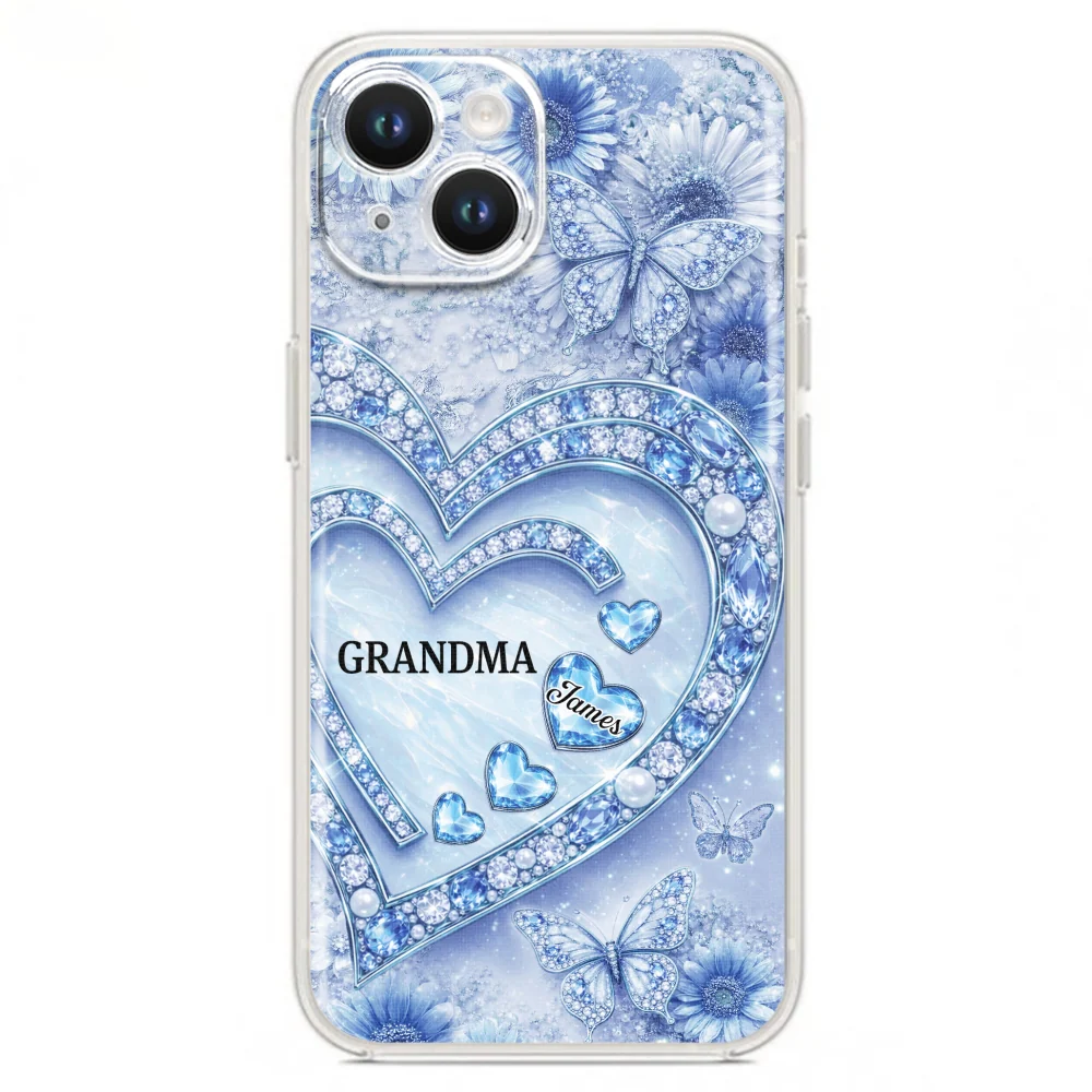 Grandma And Lovely Grandkids - Personalized Custom 3D Effect Phone Case - Image 17
