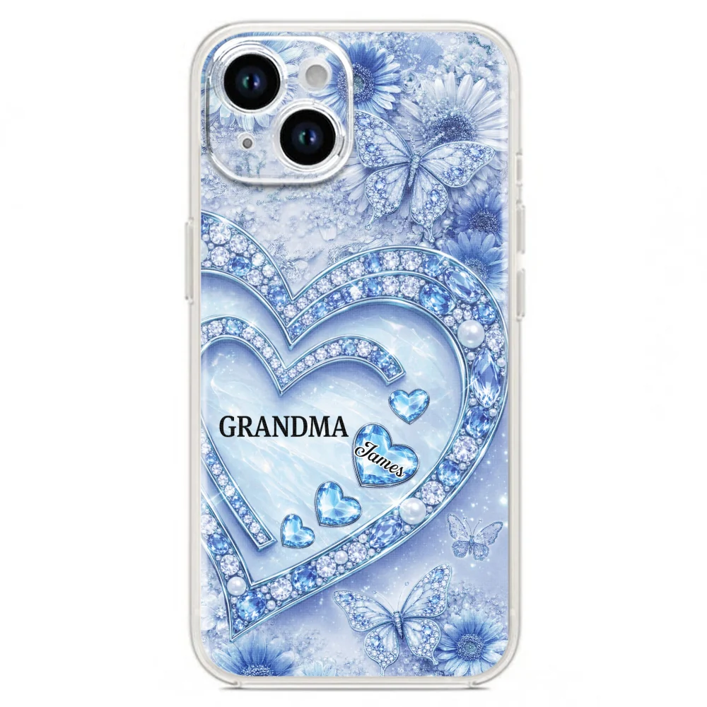 Grandma And Lovely Grandkids - Personalized Custom 3D Effect Phone Case - Image 18