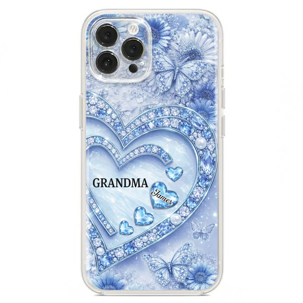 Grandma And Lovely Grandkids - Personalized Custom 3D Effect Phone Case - Image 19