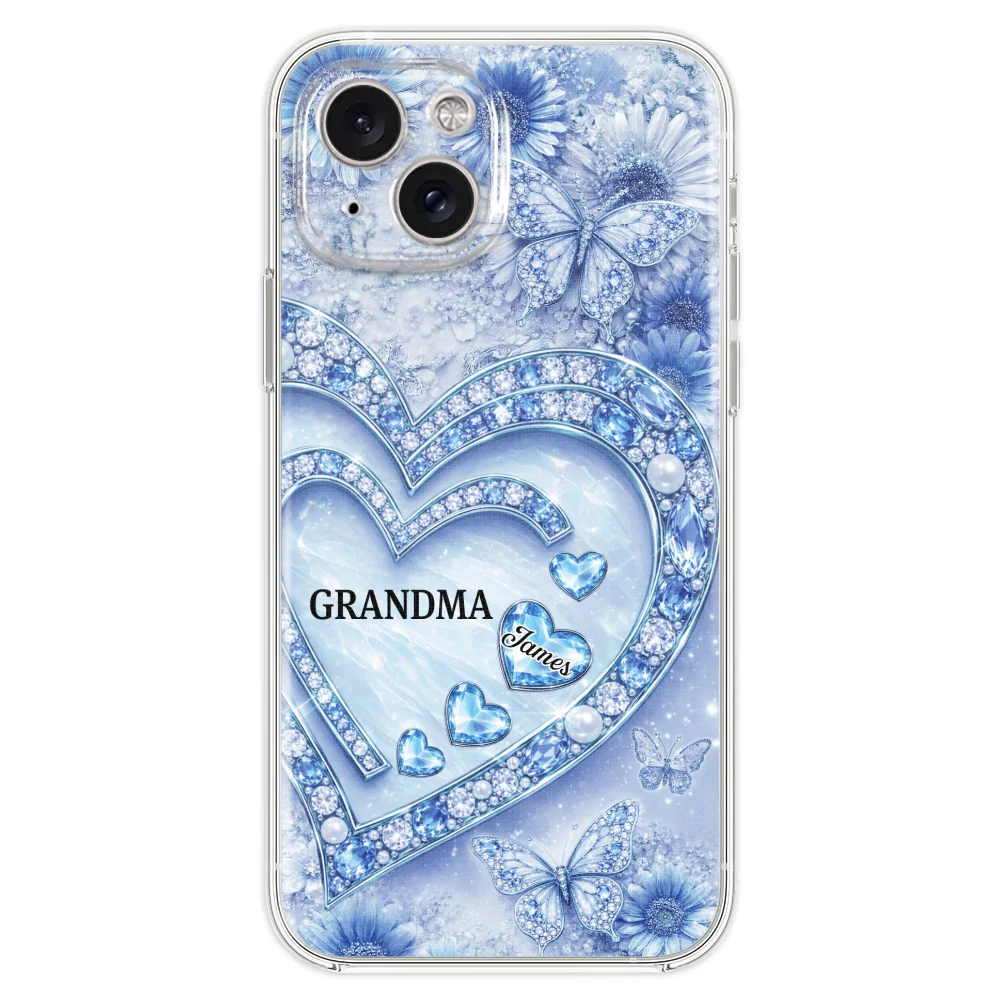 Grandma And Lovely Grandkids - Personalized Custom 3D Effect Phone Case - Image 21