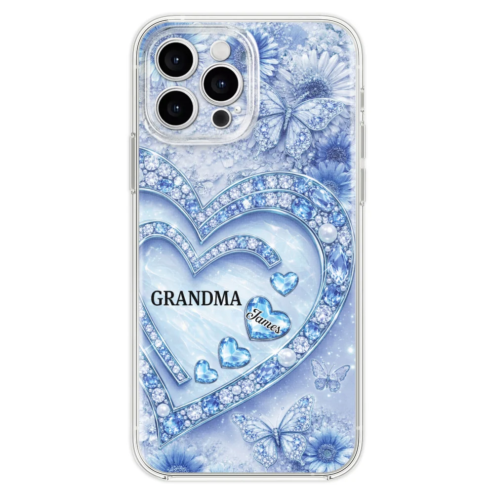 Grandma And Lovely Grandkids - Personalized Custom 3D Effect Phone Case - Image 22