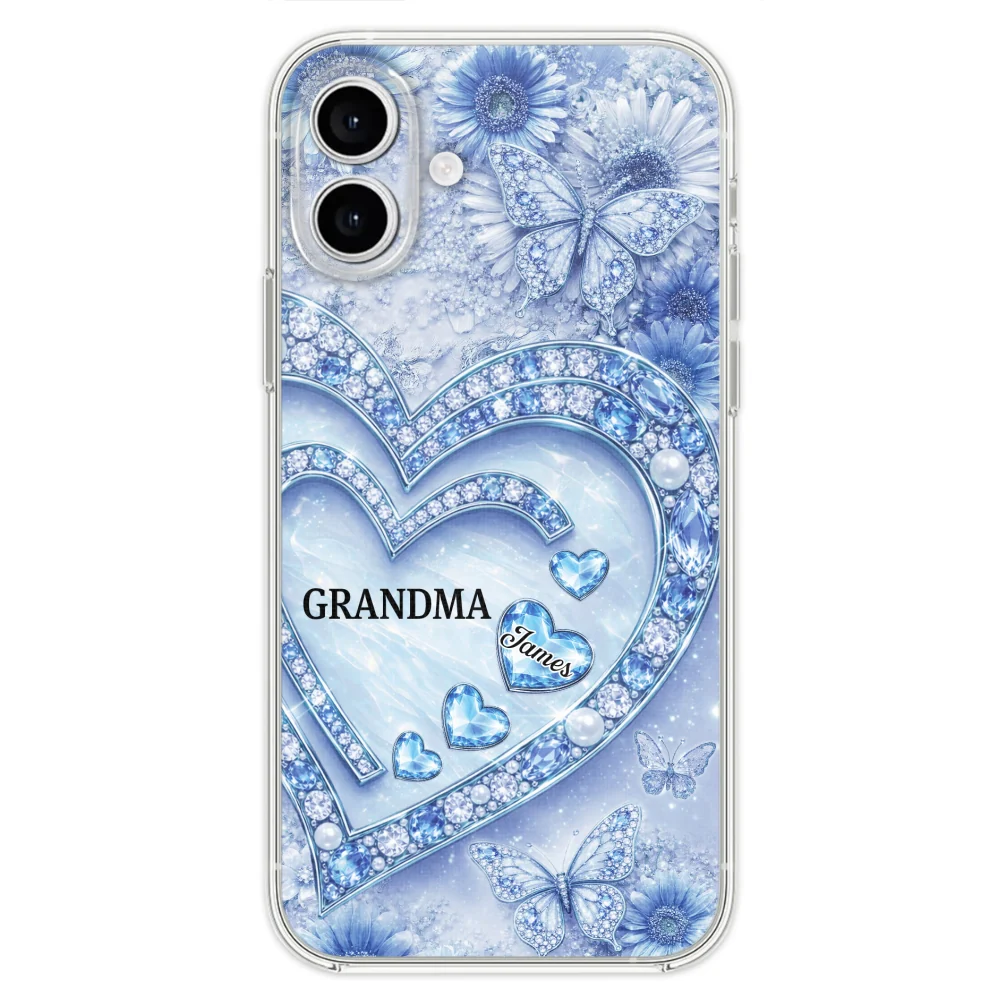 Grandma And Lovely Grandkids - Personalized Custom 3D Effect Phone Case - Image 26