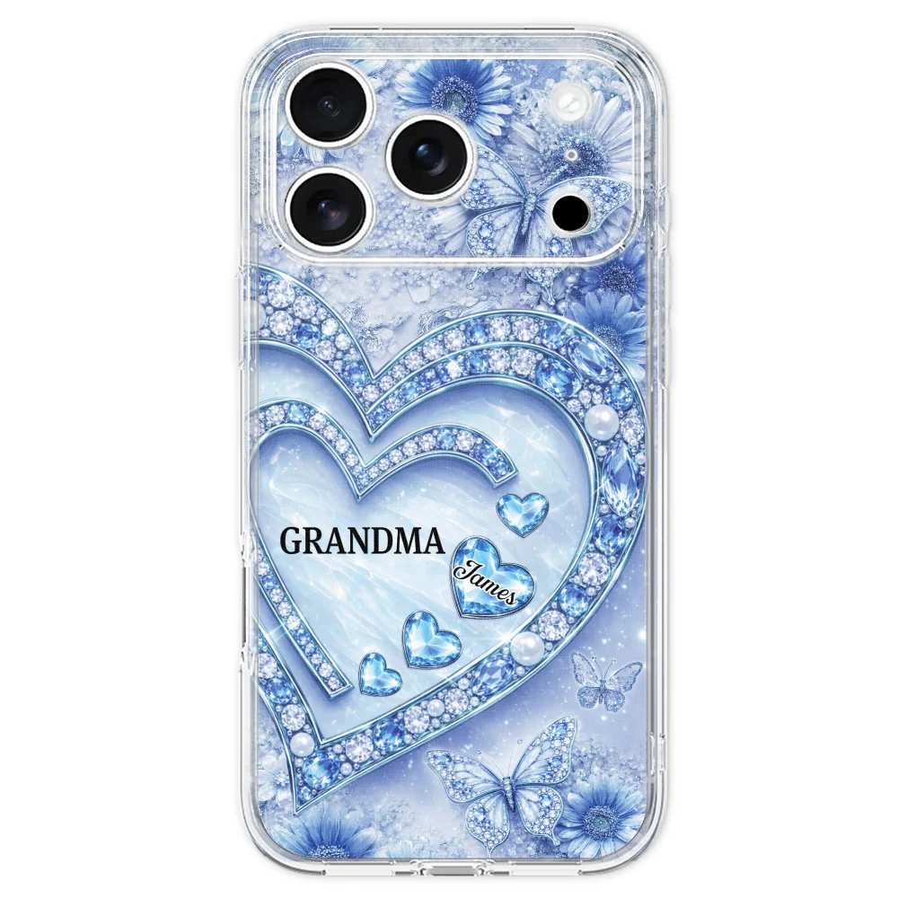 Grandma And Lovely Grandkids - Personalized Custom 3D Effect Phone Case - Image 30