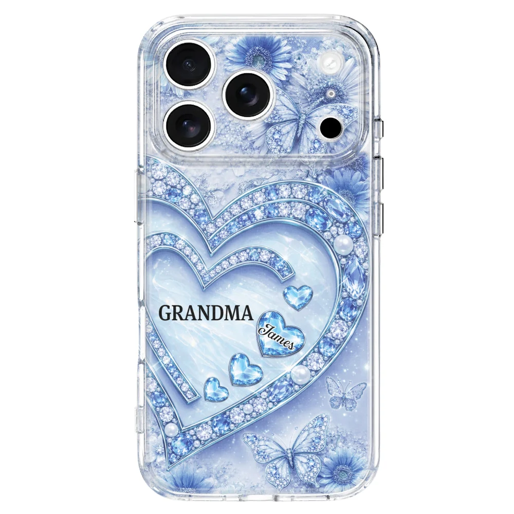 Grandma And Lovely Grandkids - Personalized Custom 3D Effect Phone Case - Image 31