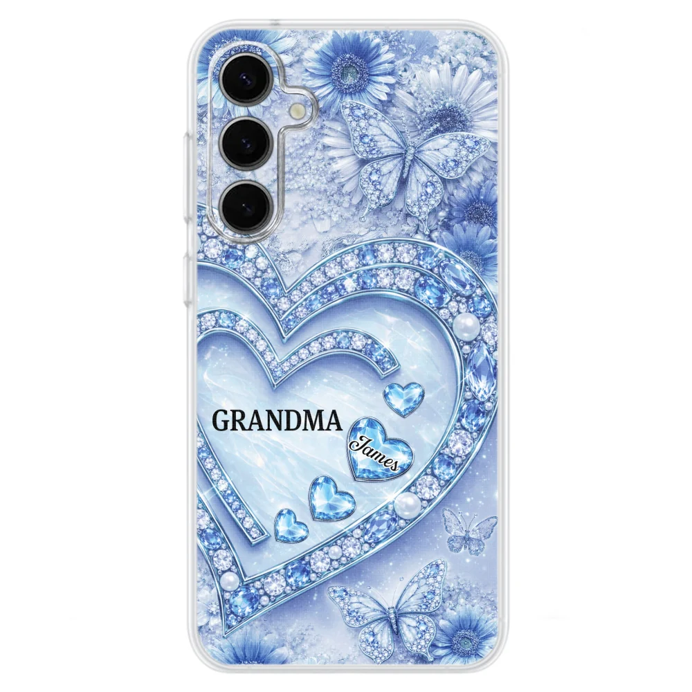 Grandma And Lovely Grandkids - Personalized Custom 3D Effect Phone Case - Image 34