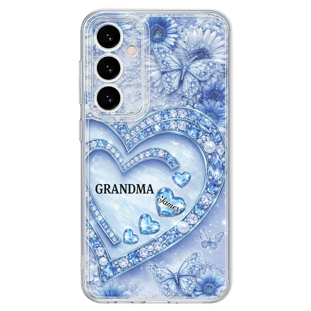 Grandma And Lovely Grandkids - Personalized Custom 3D Effect Phone Case - Image 35