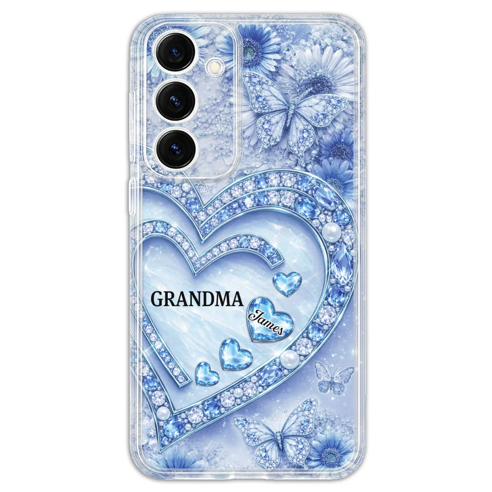 Grandma And Lovely Grandkids - Personalized Custom 3D Effect Phone Case - Image 37