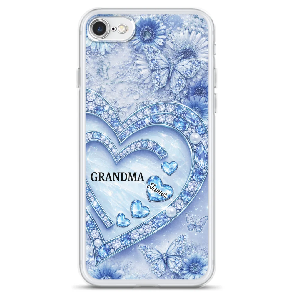 Grandma And Lovely Grandkids - Personalized Custom 3D Effect Phone Case - Image 6
