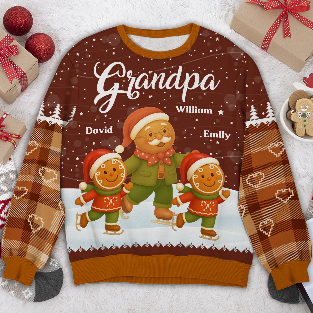 Grandma Belongs To Cookies - Personalized Custom All-Over-Print Sweatshirt - Image 3