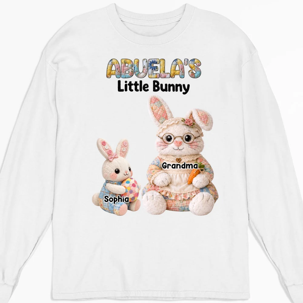 Grandma Bunny Garden - Personalized Custom Shirt - Image 10