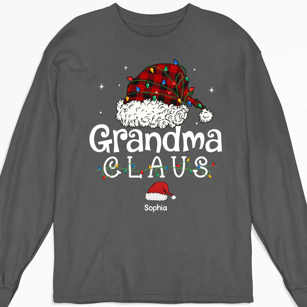 Grandma Claus - Personalized Custom Shirt - Image 11