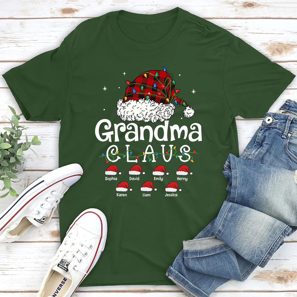 Grandma Claus - Personalized Custom Shirt - Image 2