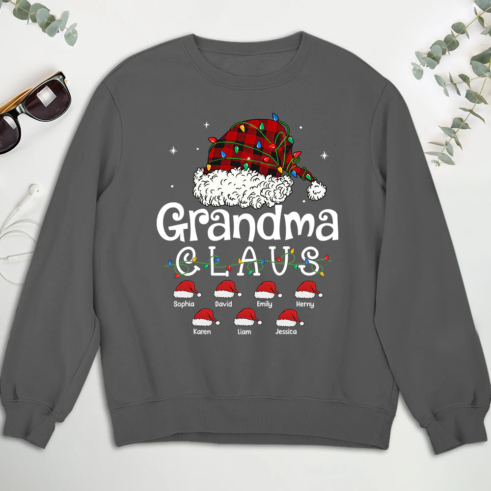 Grandma Claus - Personalized Custom Shirt - Image 5
