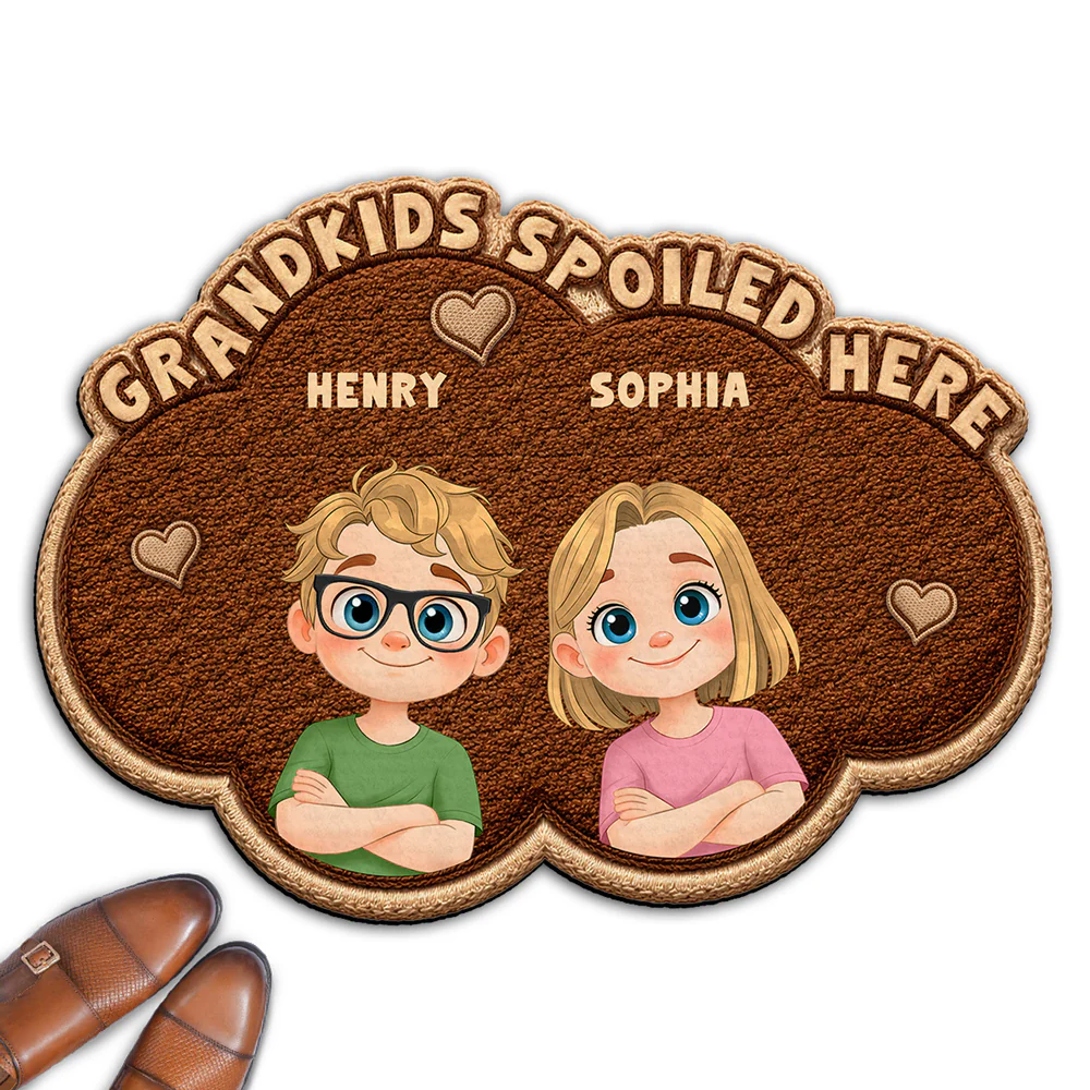 Grandma Craft Crew - Personalized Custom Doormat