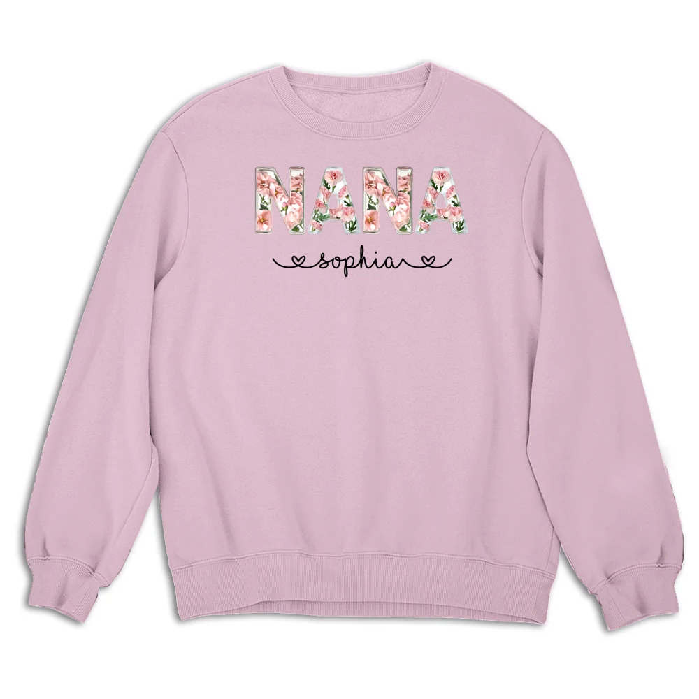 Grandma Custom Birth Month Flower - Personalized Custom Shirt - Image 16