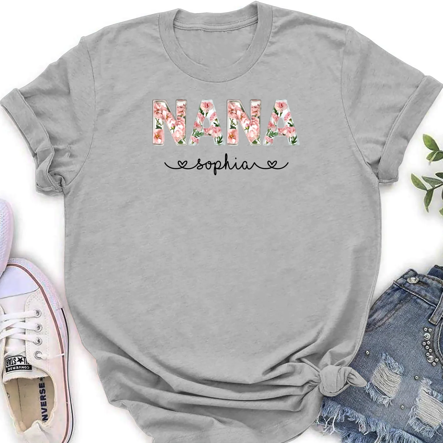 Grandma Custom Birth Month Flower - Personalized Custom Shirt - Image 18