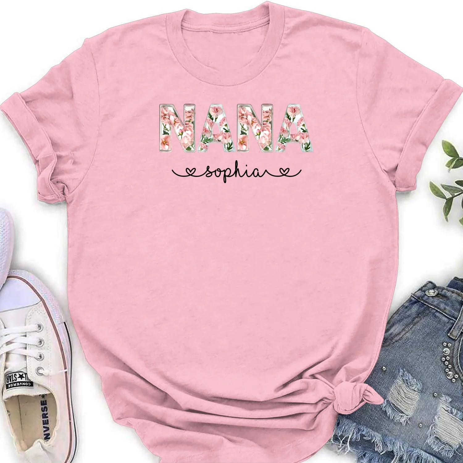 Grandma Custom Birth Month Flower - Personalized Custom Shirt - Image 19