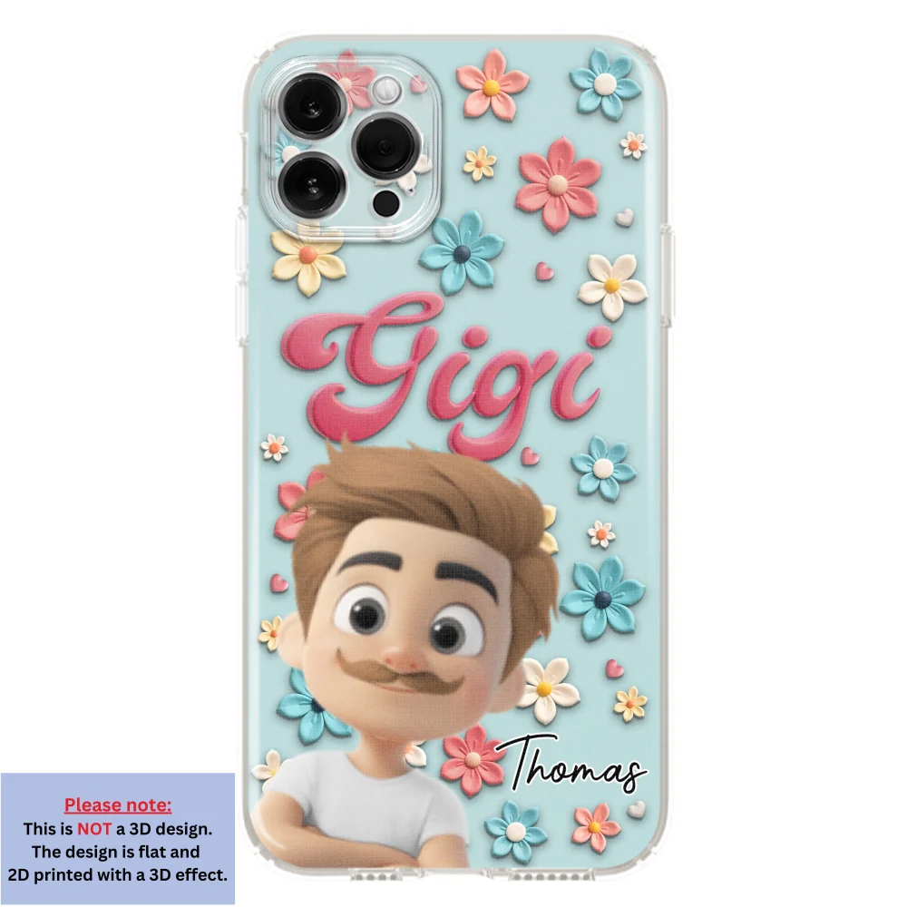 Grandma Flower - Personalized Custom Phone Case - Image 11