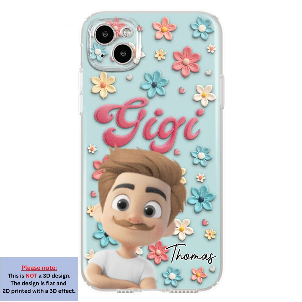 Grandma Flower - Personalized Custom Phone Case - Image 12
