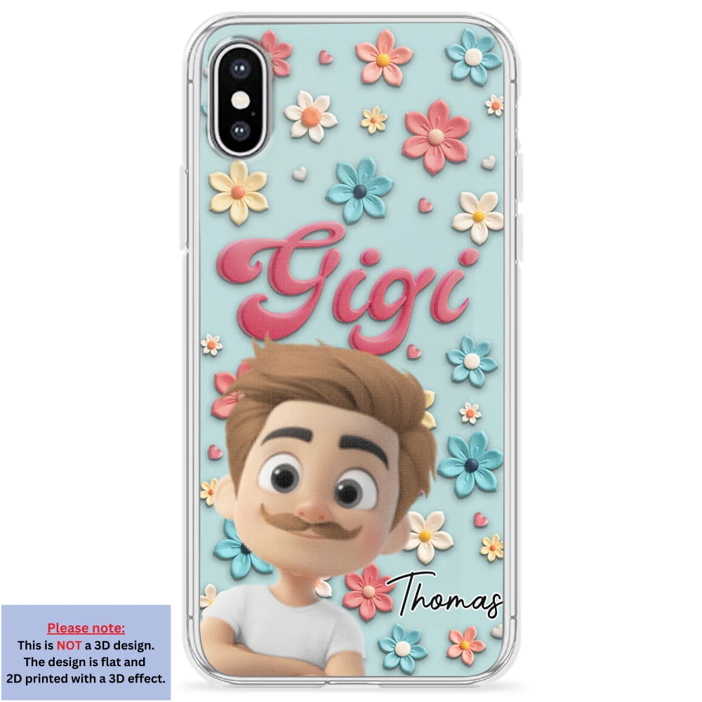 Grandma Flower - Personalized Custom Phone Case - Image 23