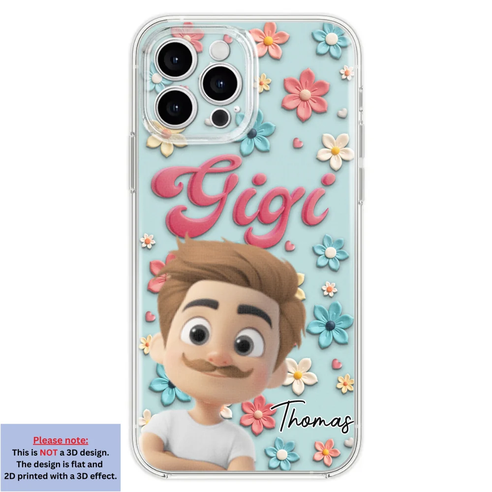 Grandma Flower - Personalized Custom Phone Case - Image 25