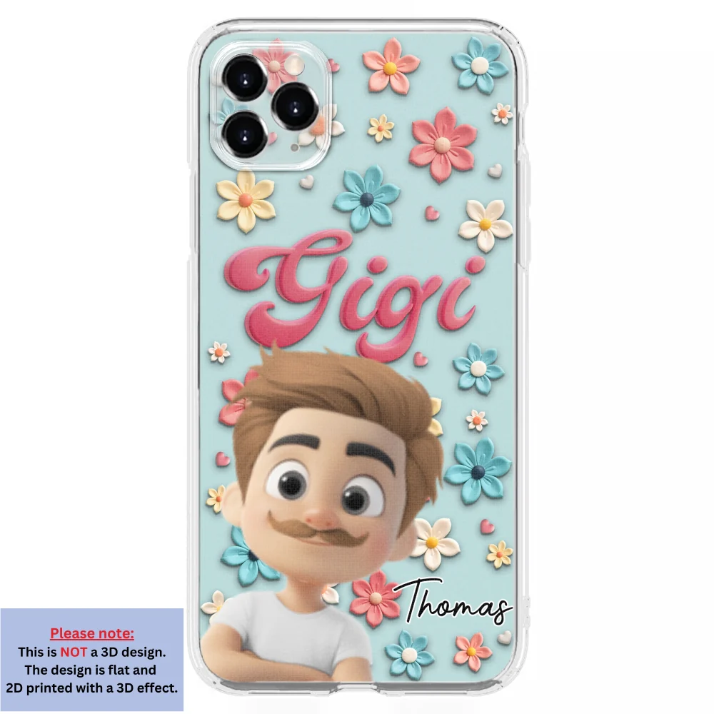 Grandma Flower - Personalized Custom Phone Case - Image 7