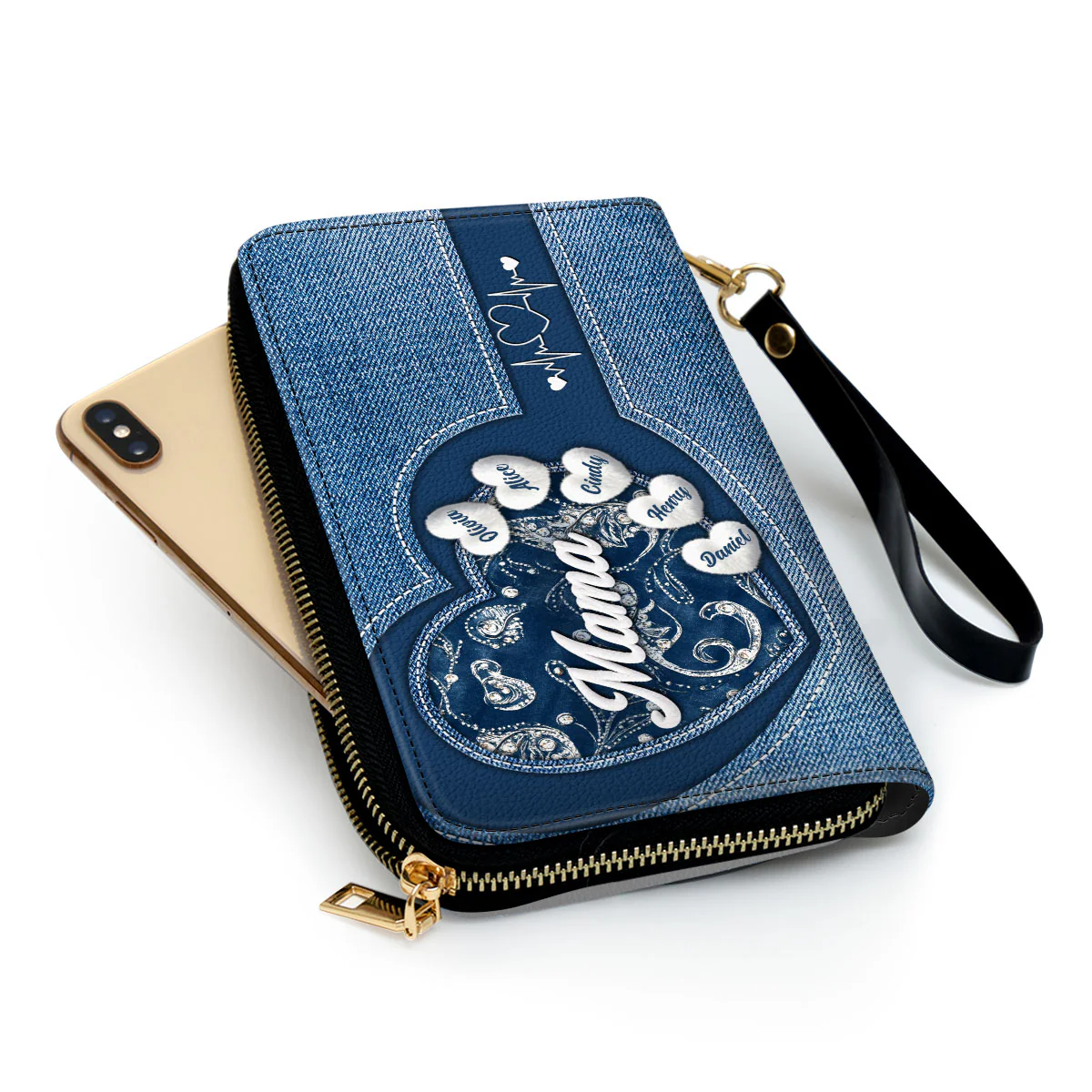 Grandma Fluffy Style - Personalized Custom Leather Wallet - Image 2