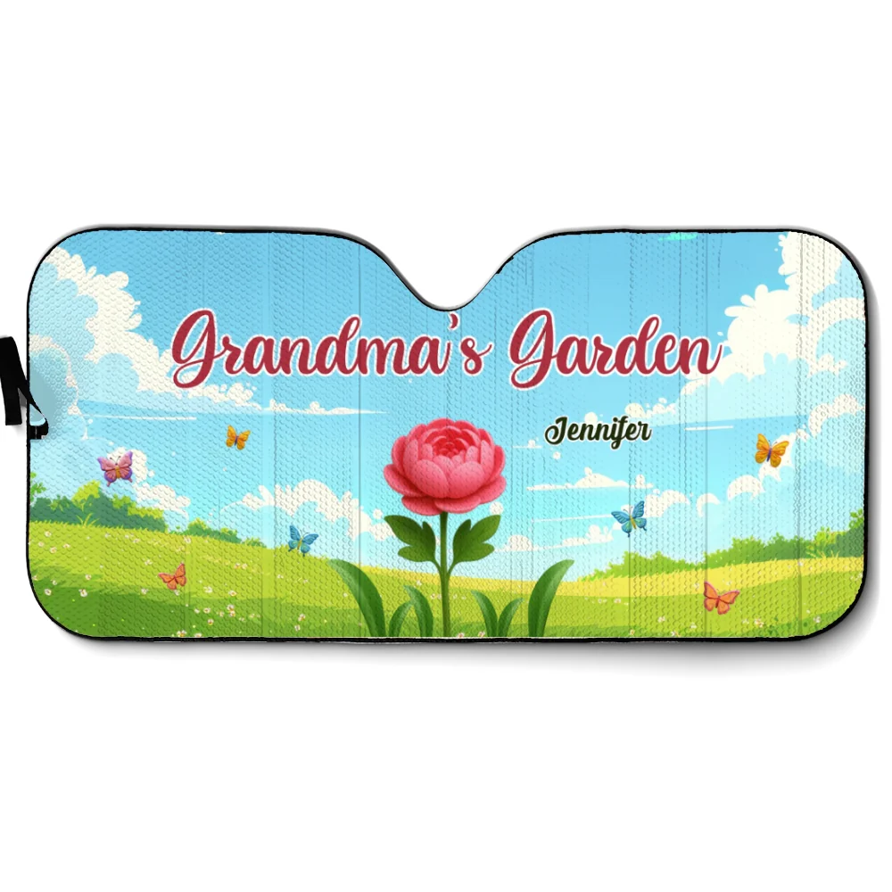 Grandma Garden - Personalized Custom Car Sunshade - Image 6