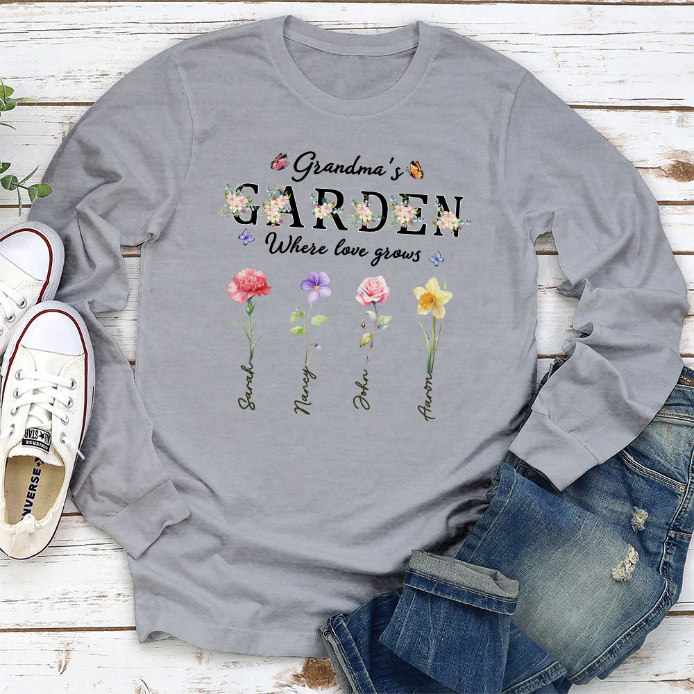 Grandma Garden - Personalized Custom Shirt - Image 5