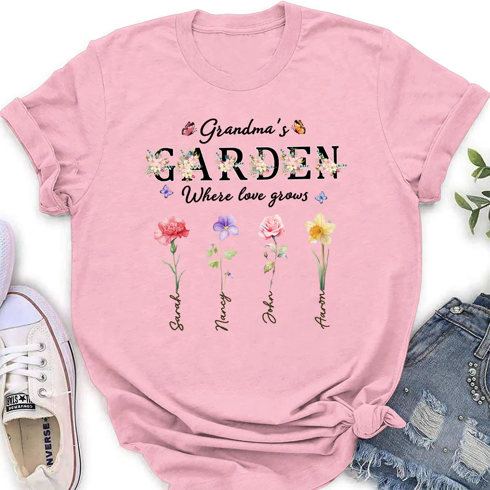 Grandma Garden - Personalized Custom Shirt - Image 6