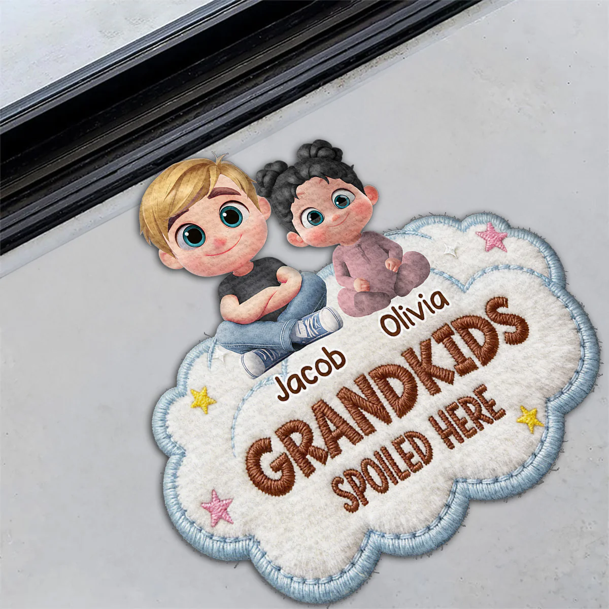 Grandma Honey House - Personalized Custom Doormat - Image 2