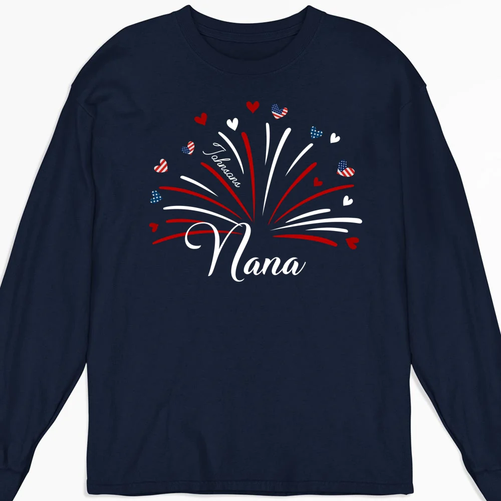 Grandma Independence Day - Personalized Custom Shirt - Image 11