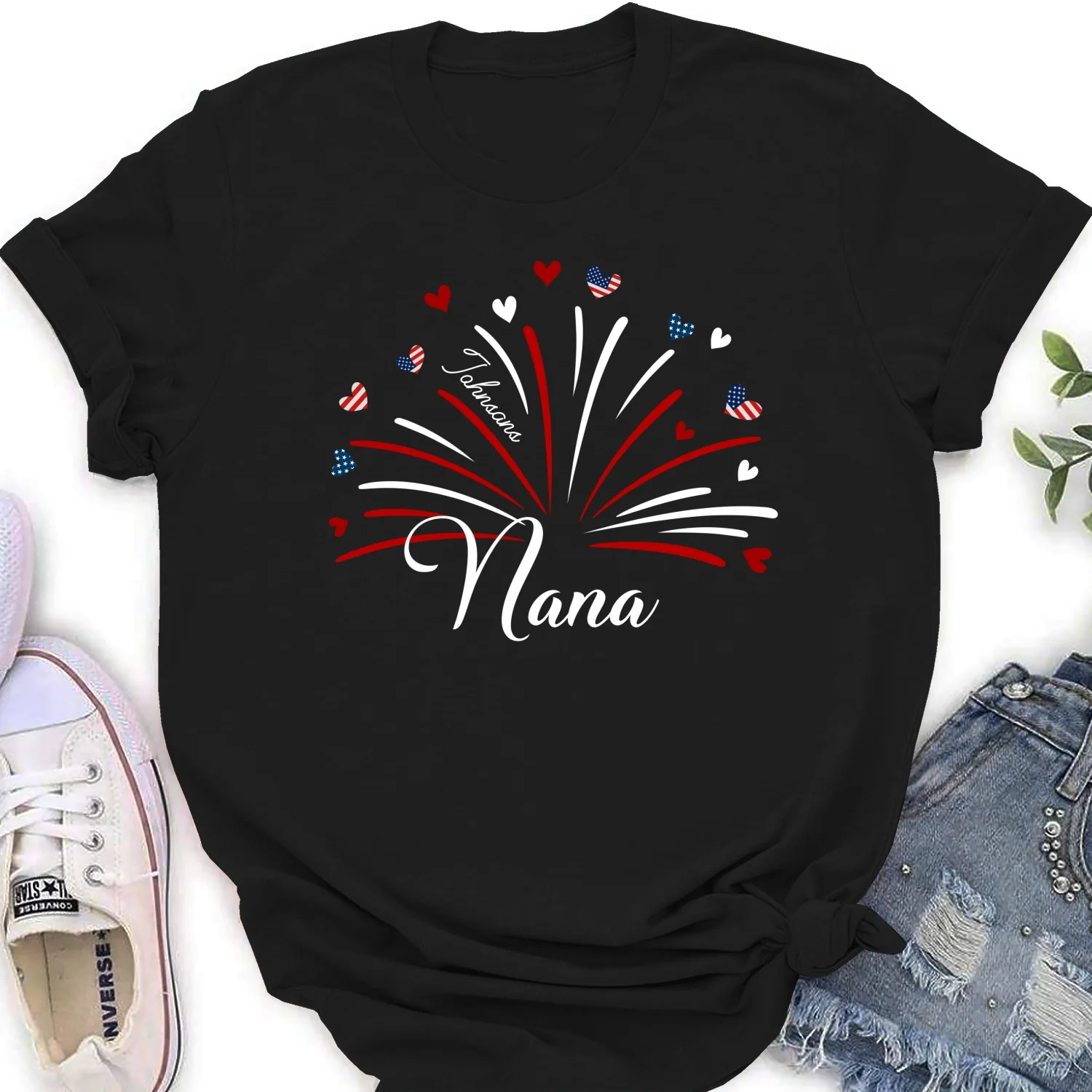Grandma Independence Day - Personalized Custom Shirt - Image 12