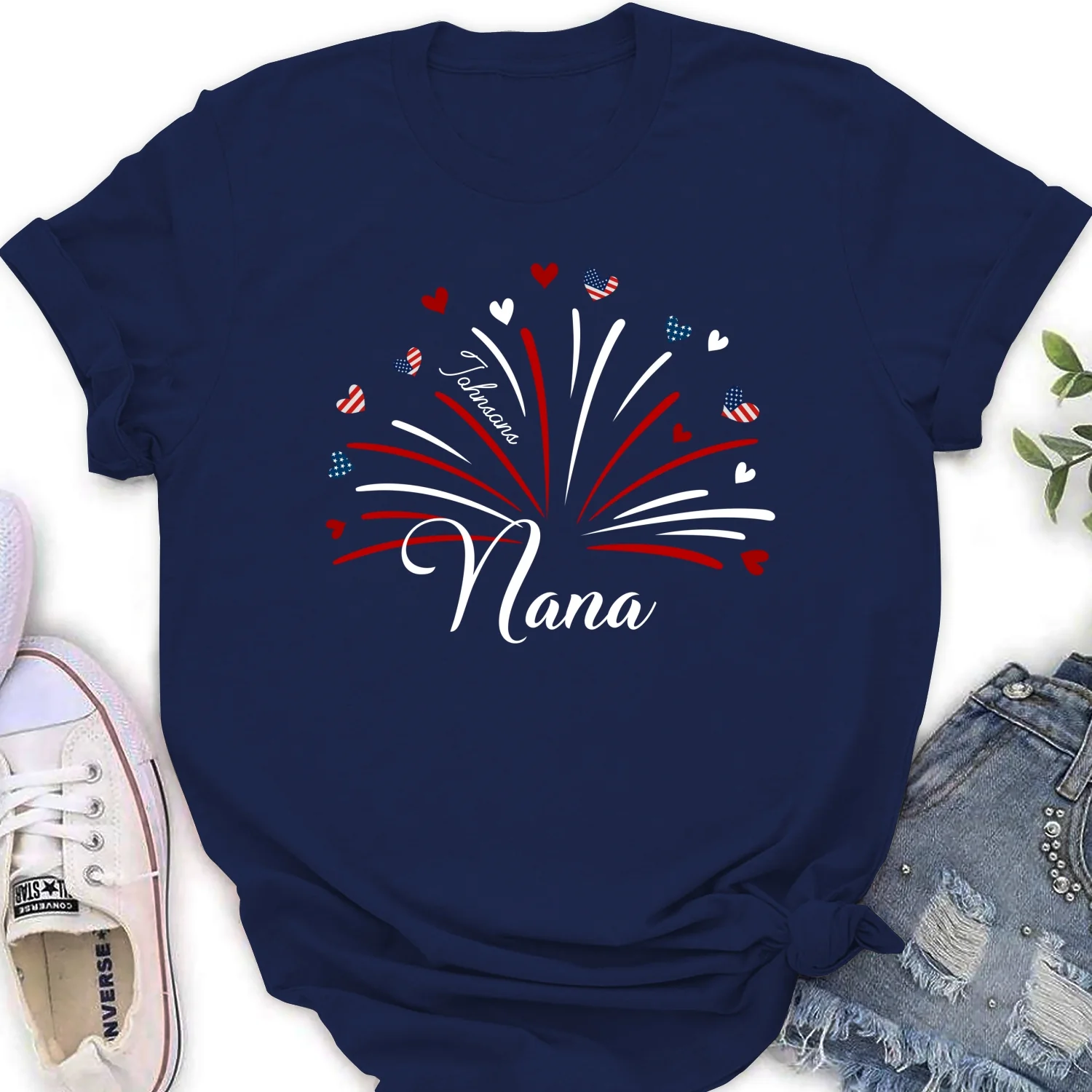 Grandma Independence Day - Personalized Custom Shirt - Image 13
