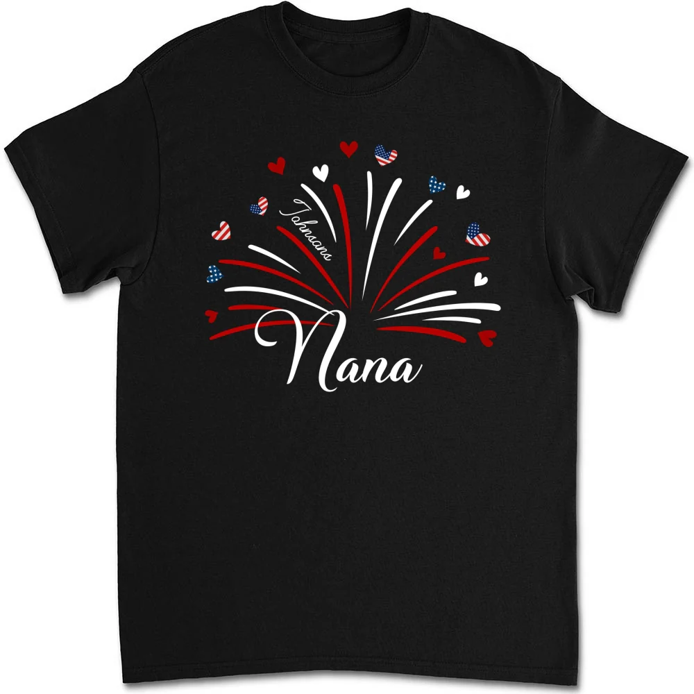 Grandma Independence Day - Personalized Custom Shirt - Image 5
