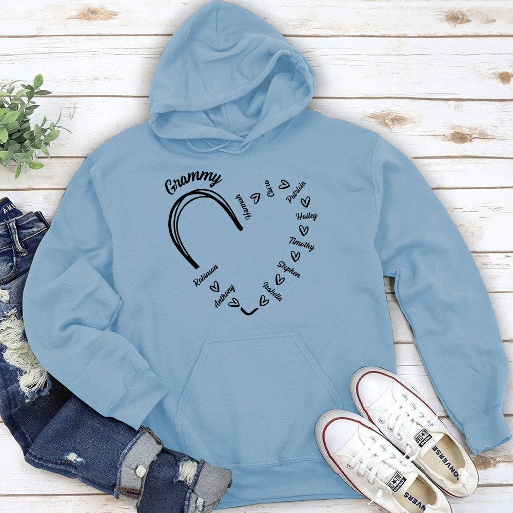 Grandma Is The Best - Personalized Custom Hoodie - Image 4