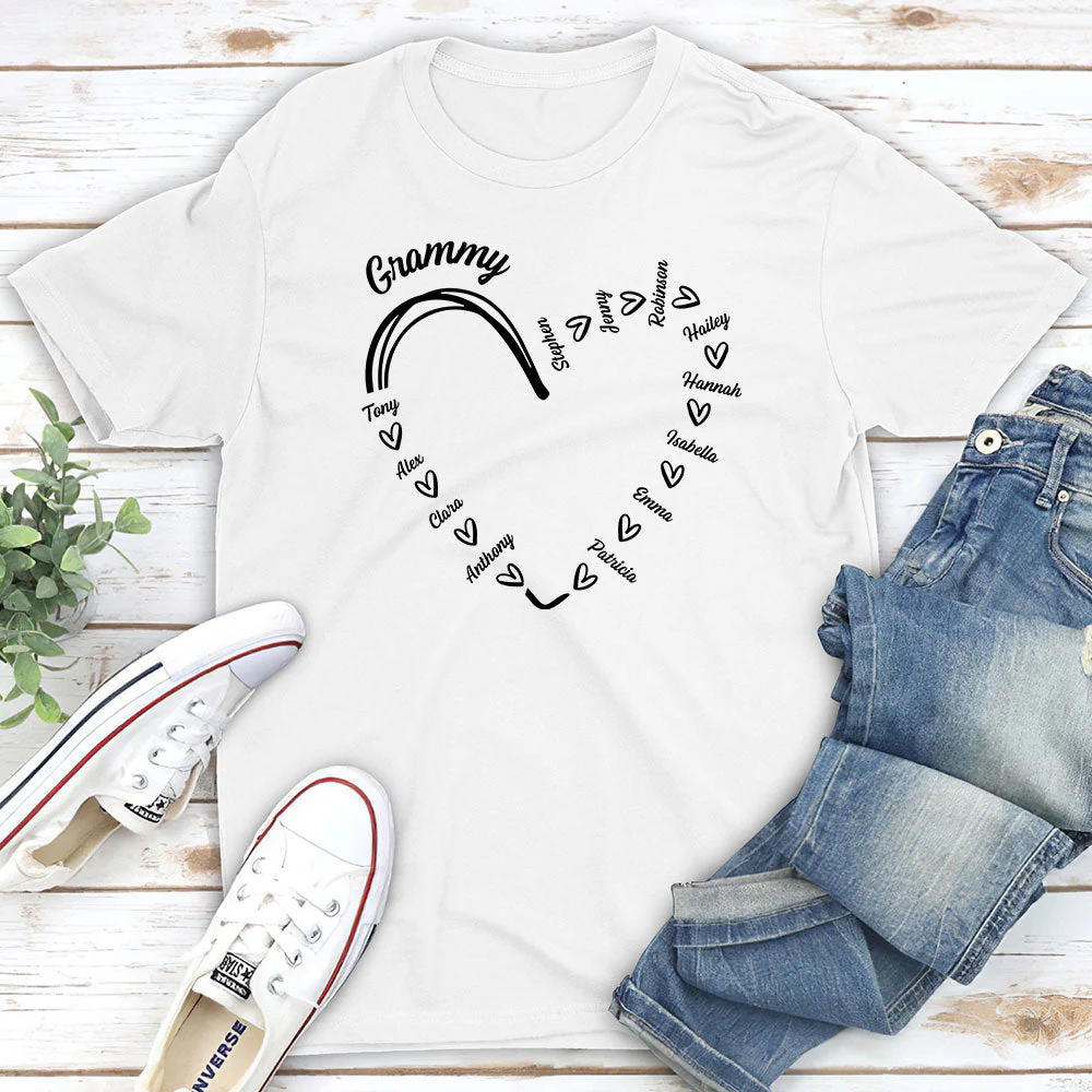 Grandma Is The Best - Personalized Custom Unisex T-shirt - Image 2