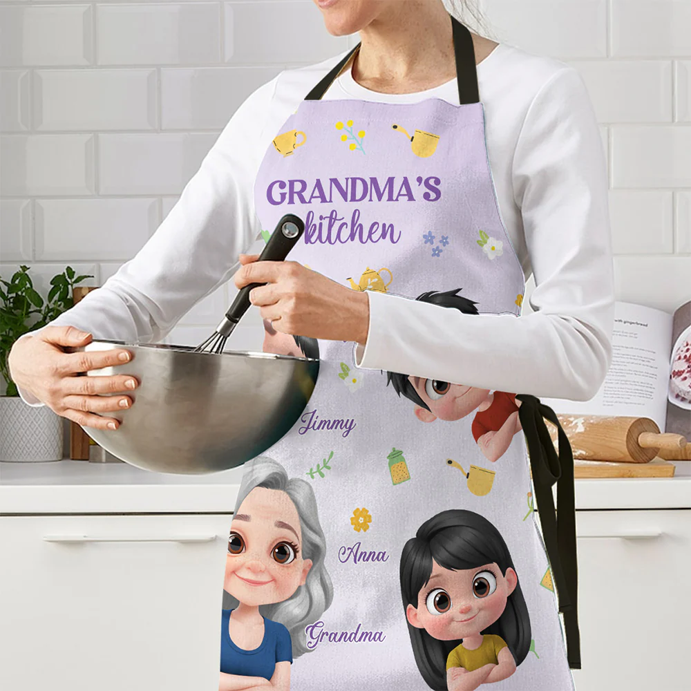 Grandma Kitchen - Personalized Custom Apron - Image 3