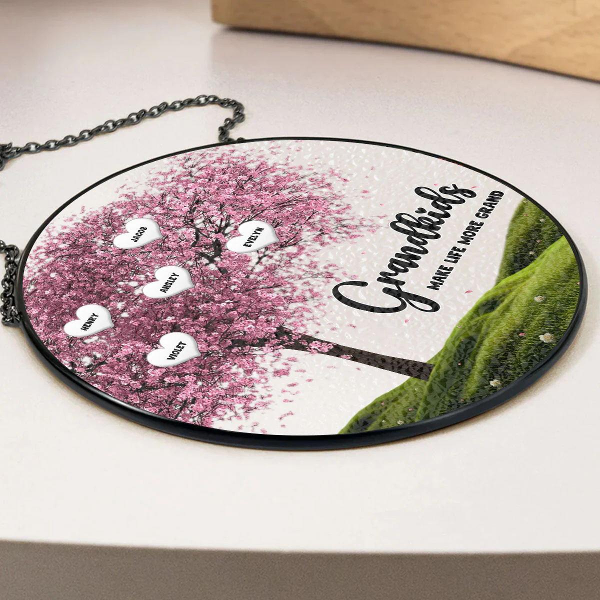 Grandma Life - Personalized Custom Window Hanging Suncatcher - Image 3