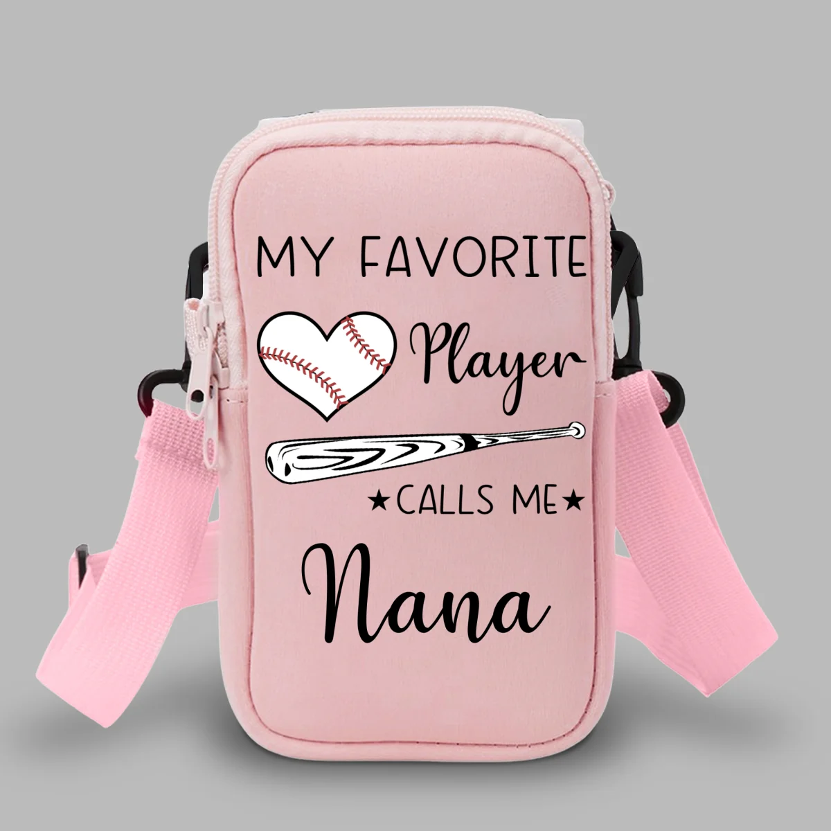 Grandma Little Champion - Personalized Custom Water Bottle Carrier Bag - Image 12