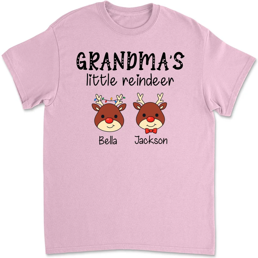 Grandma Little Reindeer Spread Christmas Joy - Personalized Custom Shirt - Image 12