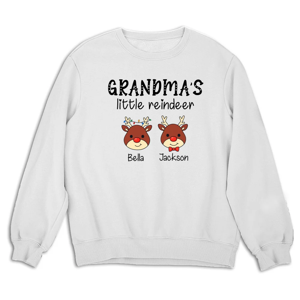 Grandma Little Reindeer Spread Christmas Joy - Personalized Custom Shirt - Image 16