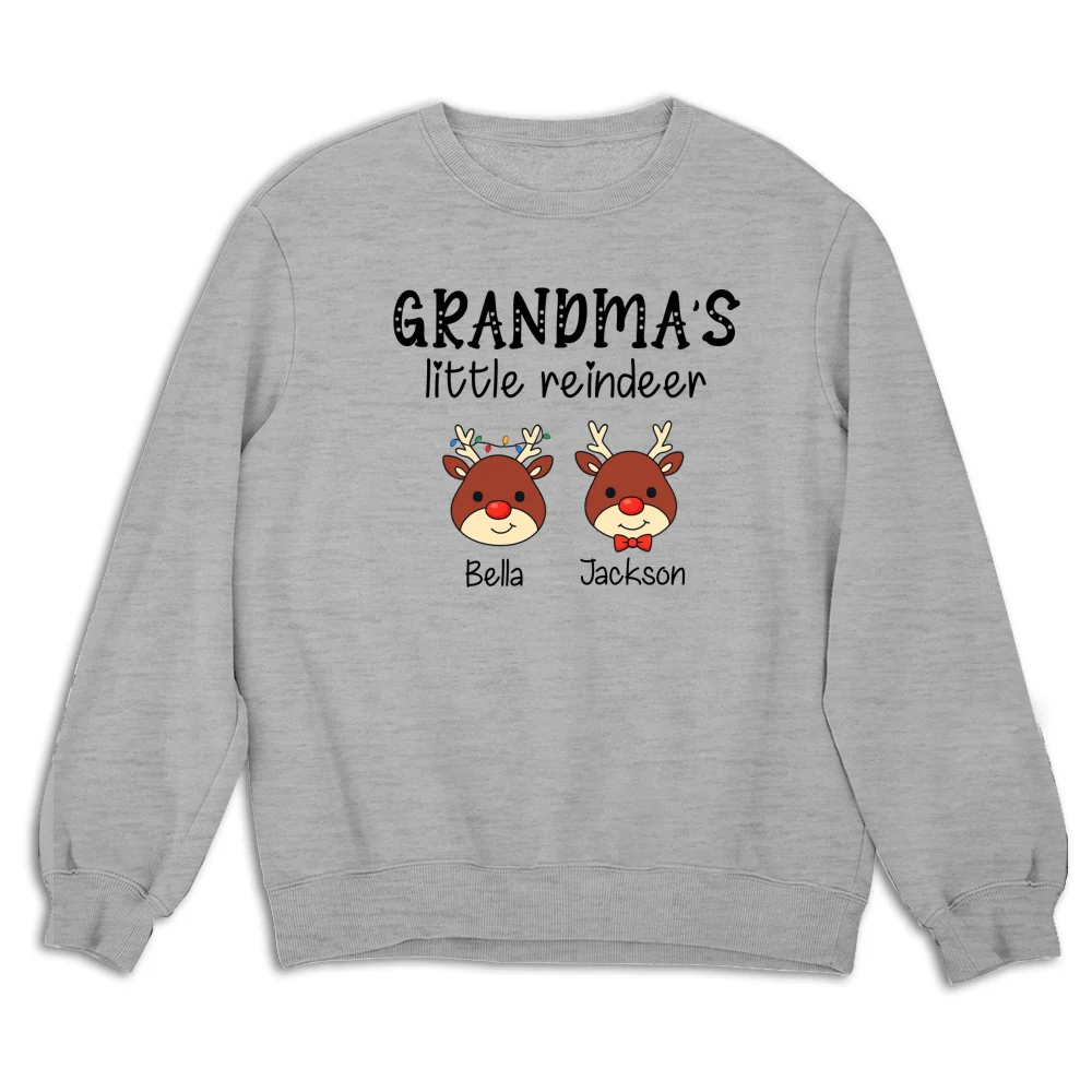 Grandma Little Reindeer Spread Christmas Joy - Personalized Custom Shirt - Image 17