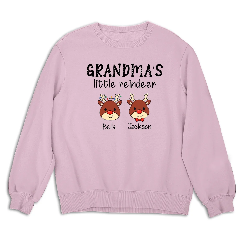 Grandma Little Reindeer Spread Christmas Joy - Personalized Custom Shirt - Image 18