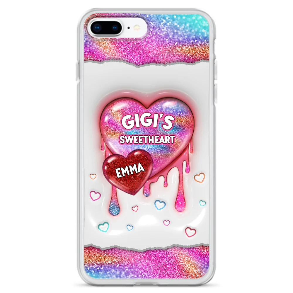 Grandma Love - Personalized Custom 3D Inflated Effect Phone Case - Image 7