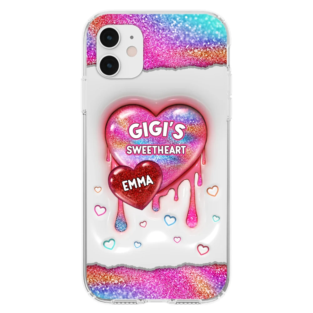 Grandma Love - Personalized Custom 3D Inflated Effect Phone Case - Image 8