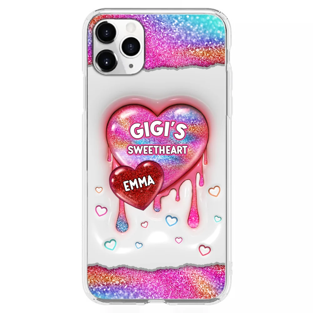 Grandma Love - Personalized Custom 3D Inflated Effect Phone Case - Image 9
